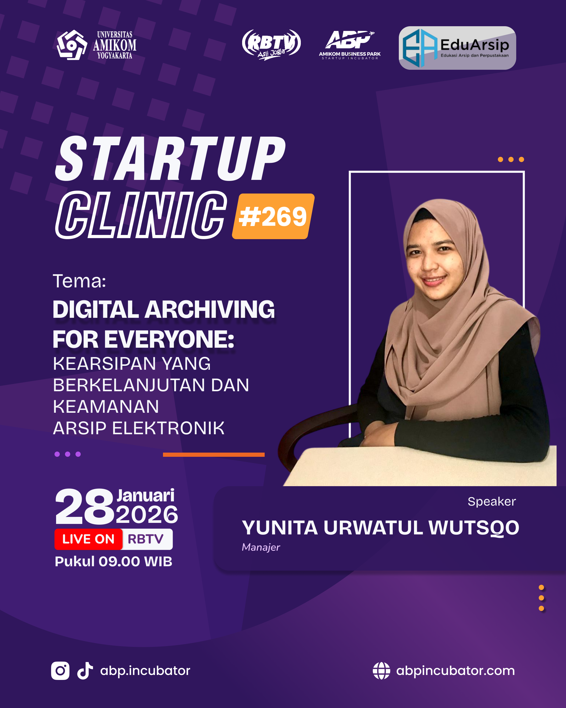 Event Starup Clinic #269: 