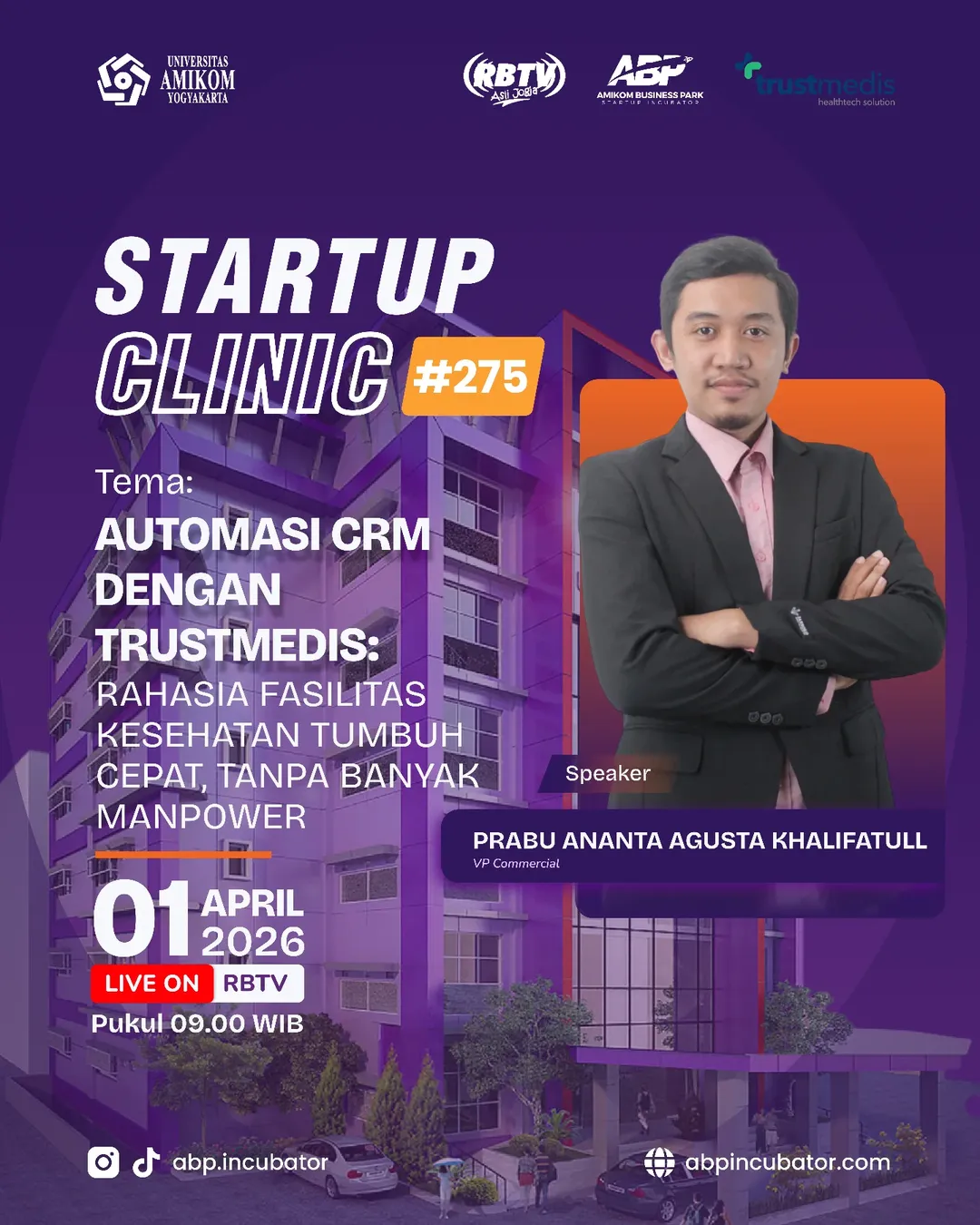 Event Starup Clinic #275: 
