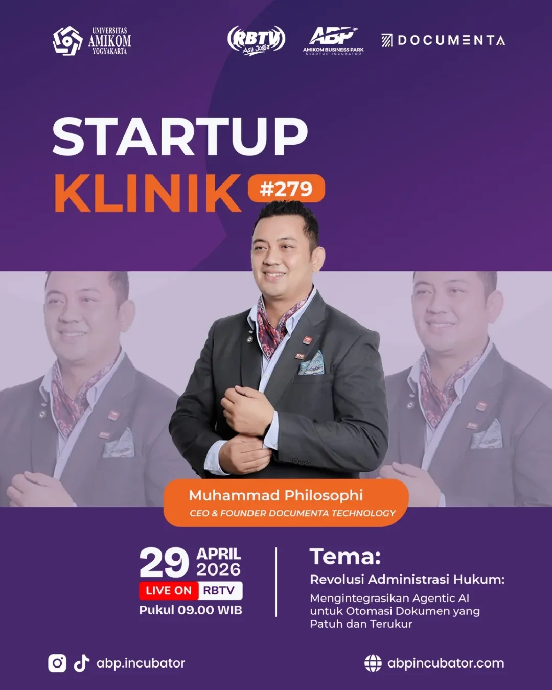 Event Starup Clinic #279: 