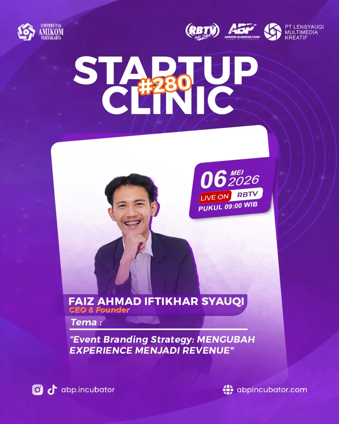 Event Starup Clinic #280: 