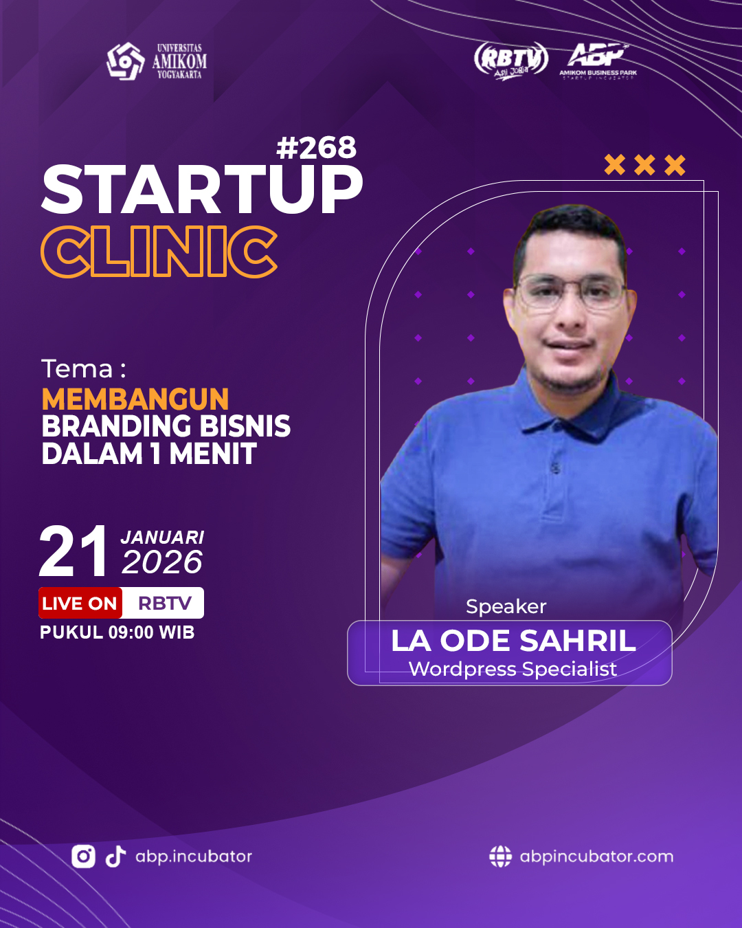 Event Starup Clinic #268: 
